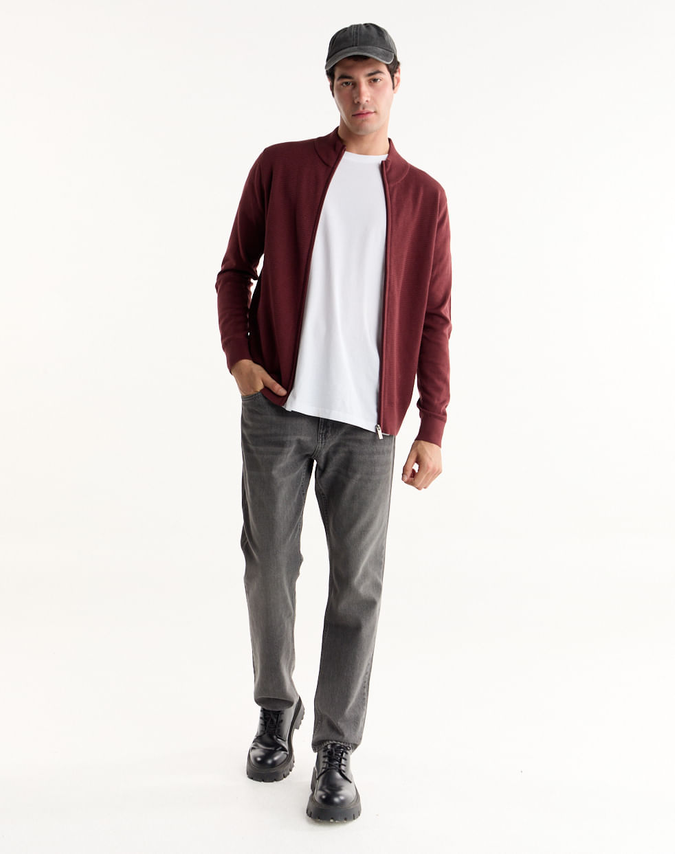 Campera tejida tramada ADARE — imagen 4