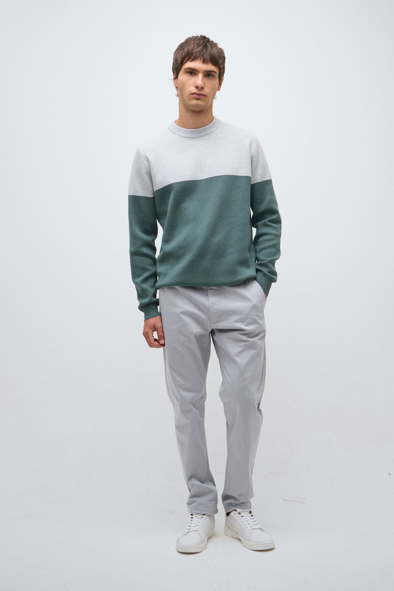 Pantalón chino slim confort HUEZ
