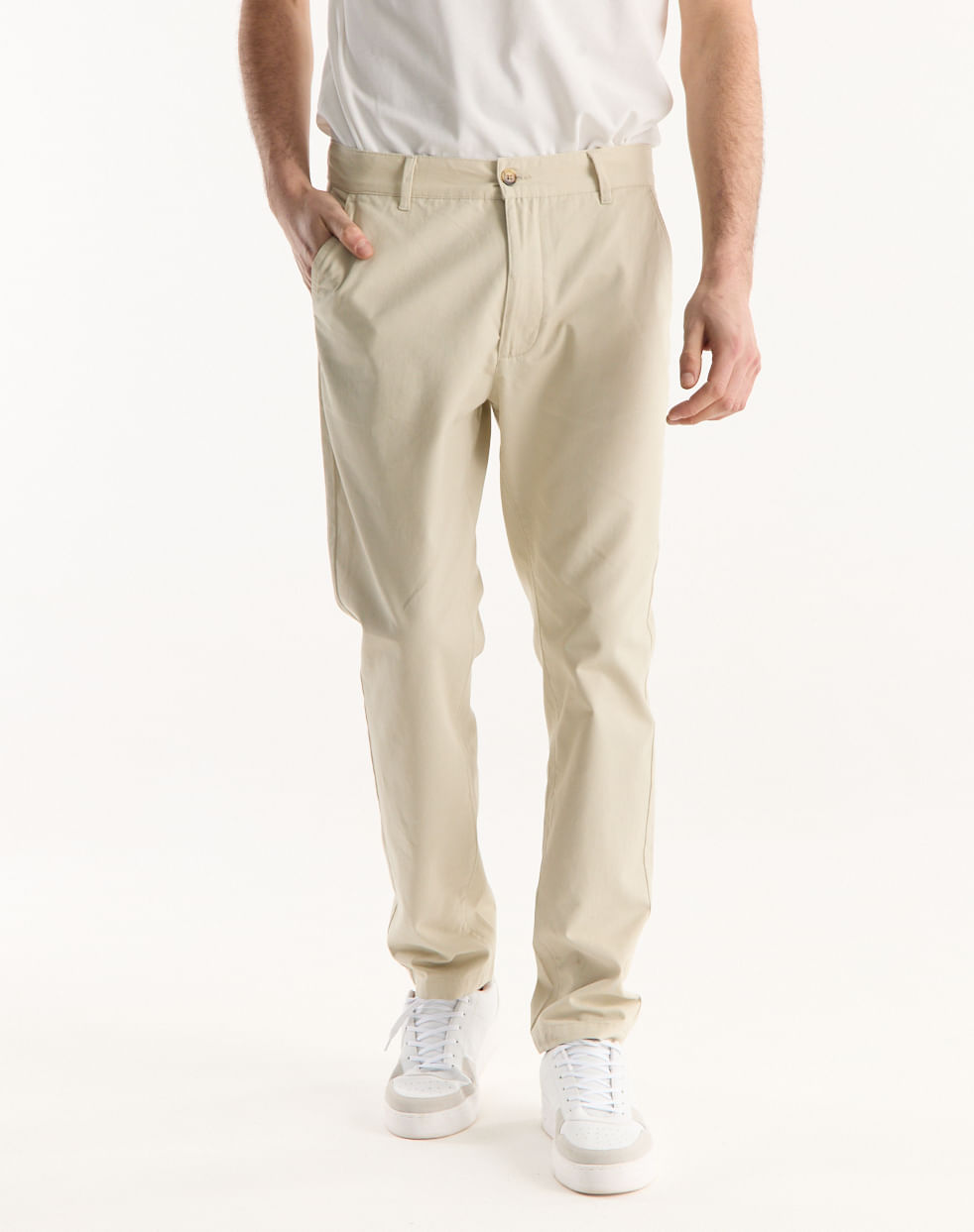 Pantalón chino regular 100% algodón PRAGA — imagen 2