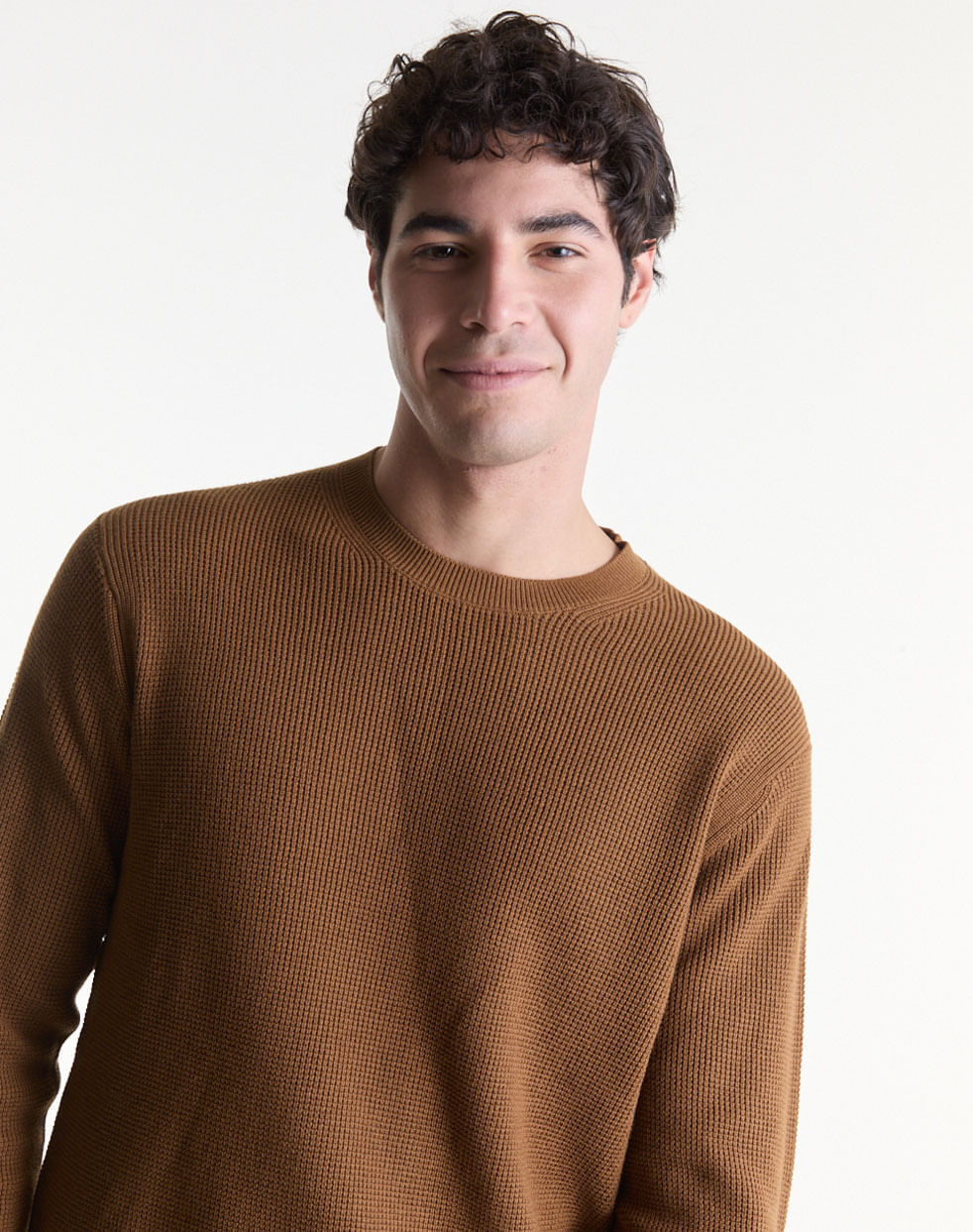 Sweater tramado escote redondo DRESDE — imagen 2
