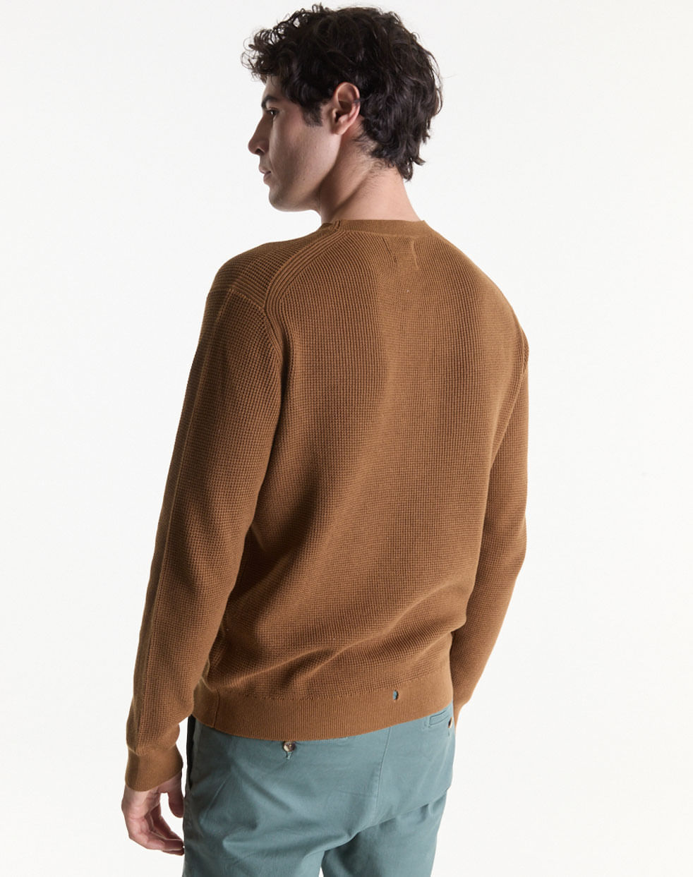Sweater tramado escote redondo DRESDE — imagen 3
