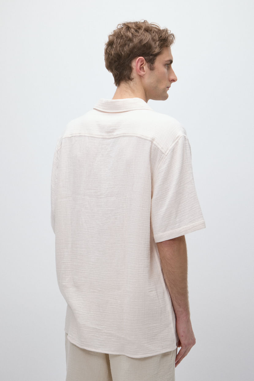 Camisa relaxed 100% algodón — imagen 4