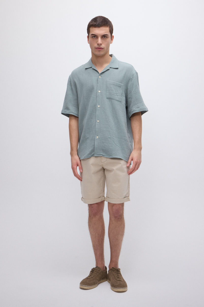 Camisa relaxed 100% algodón