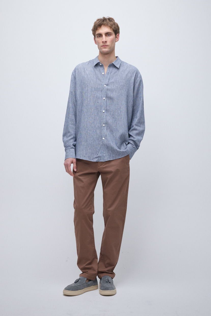 Pantalón chino slim confort