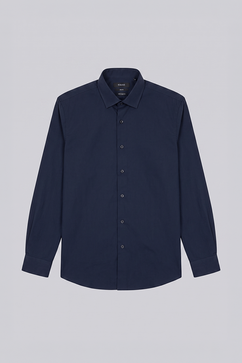 Camisa vestir slim 100% algodón — imagen 4