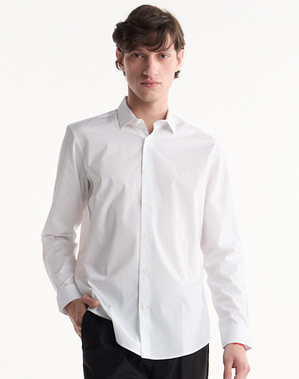 Camisa vestir slim 100% algodón ANCONA
